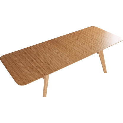 Currant Extendable Dining Table by Greenington in caramelized. Made from 100% bamboo in a modern style.