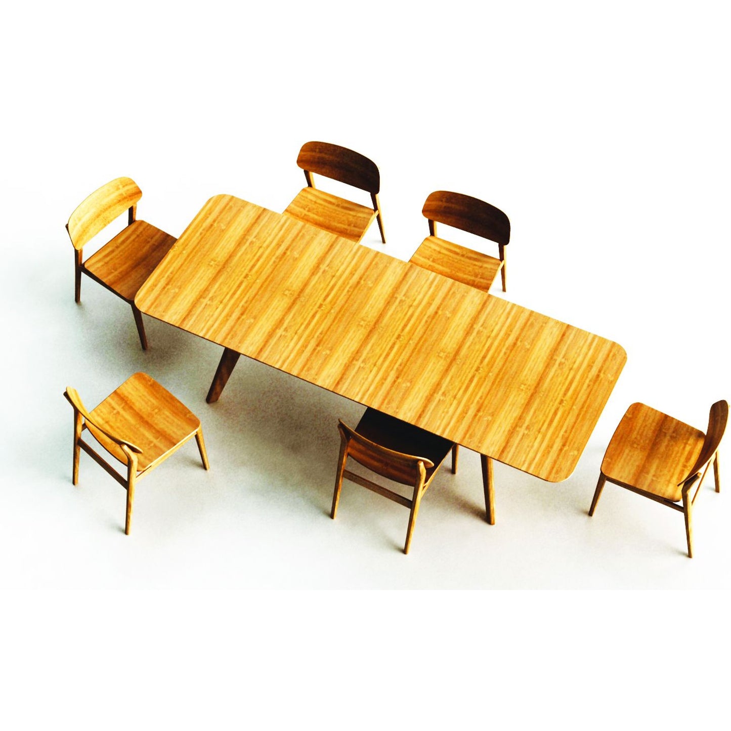 005 S-224090 | Additional Silo | Currant Extendable Dining Table by Greenington in caramelized. Made from 100% bamboo in a modern style.