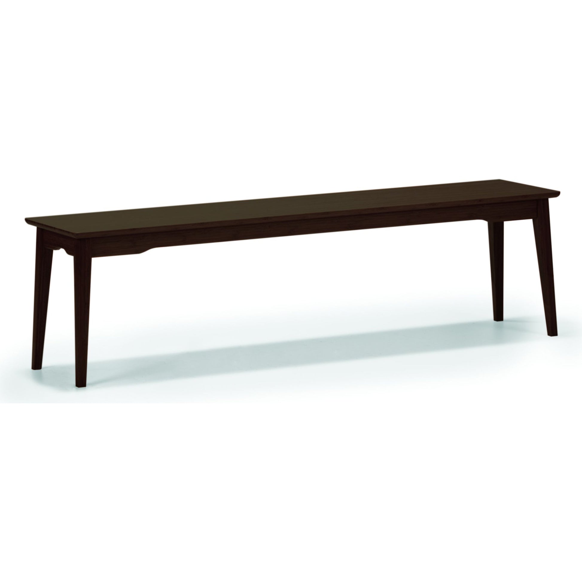 Currant Bench by Greenington in caramelized. Made from 100% bamboo in a traditional style.