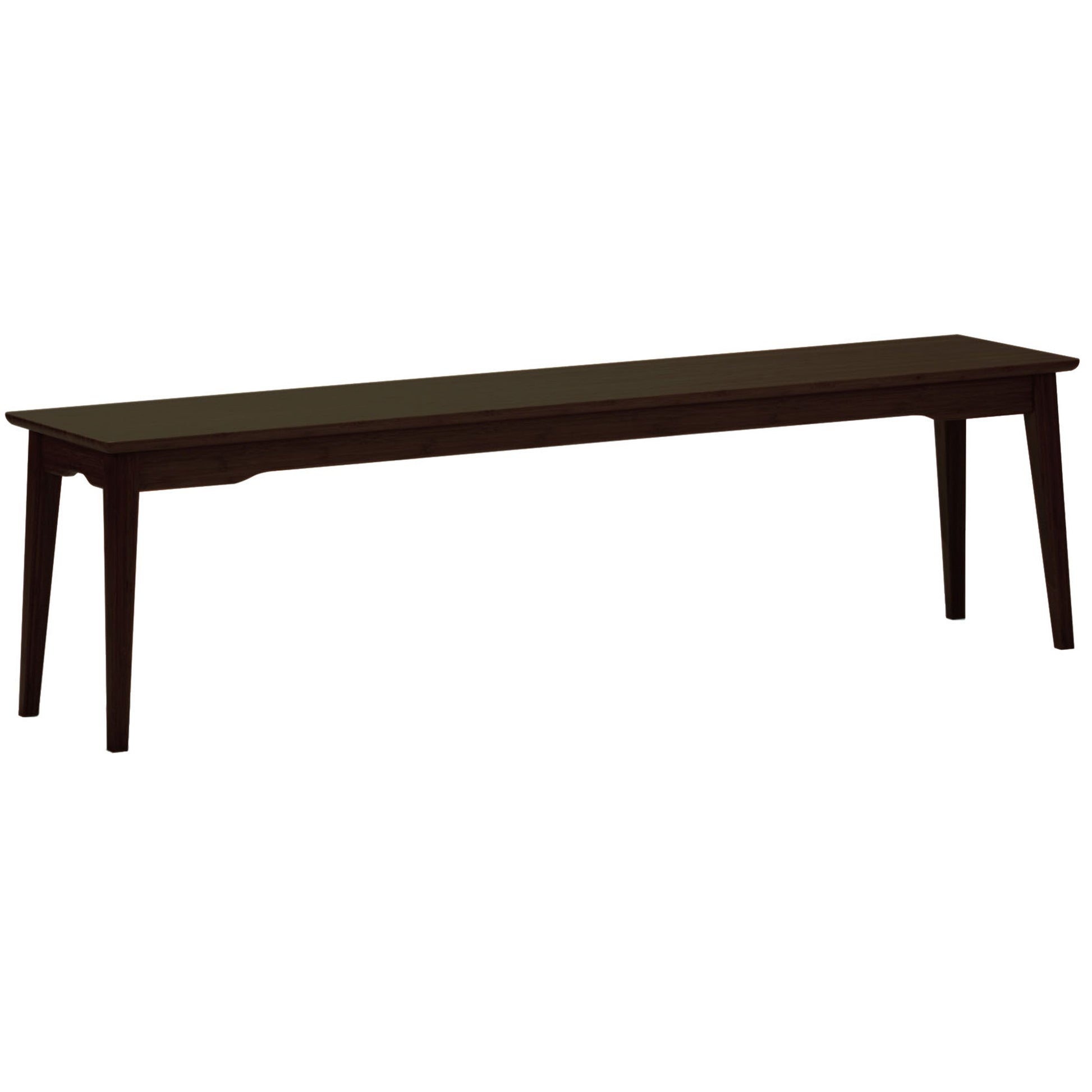 Currant Bench by Greenington in caramelized. Made from 100% bamboo in a traditional style.