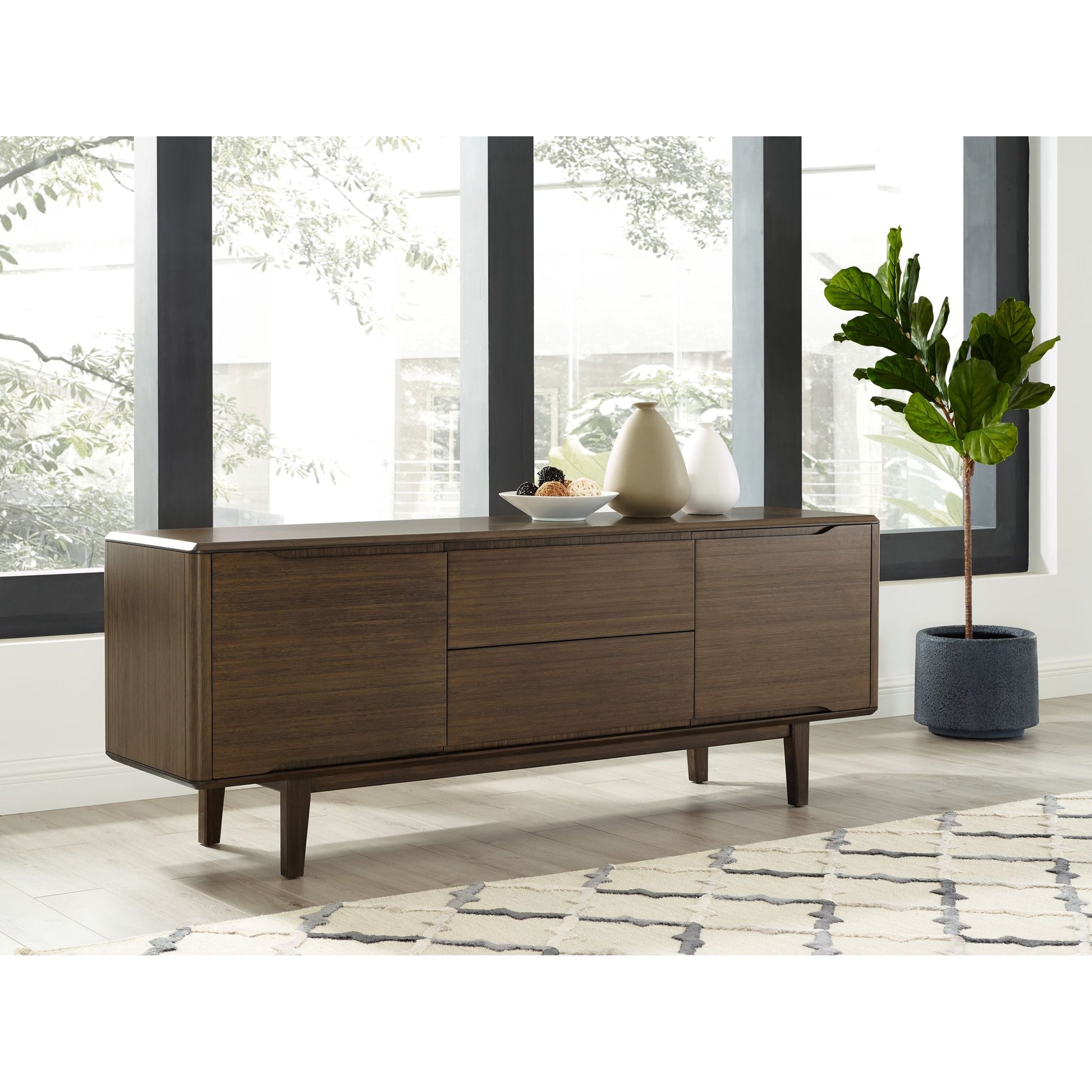 Currant Sideboard by Greenington in caramelized. Made from 100% bamboo in a modern style.