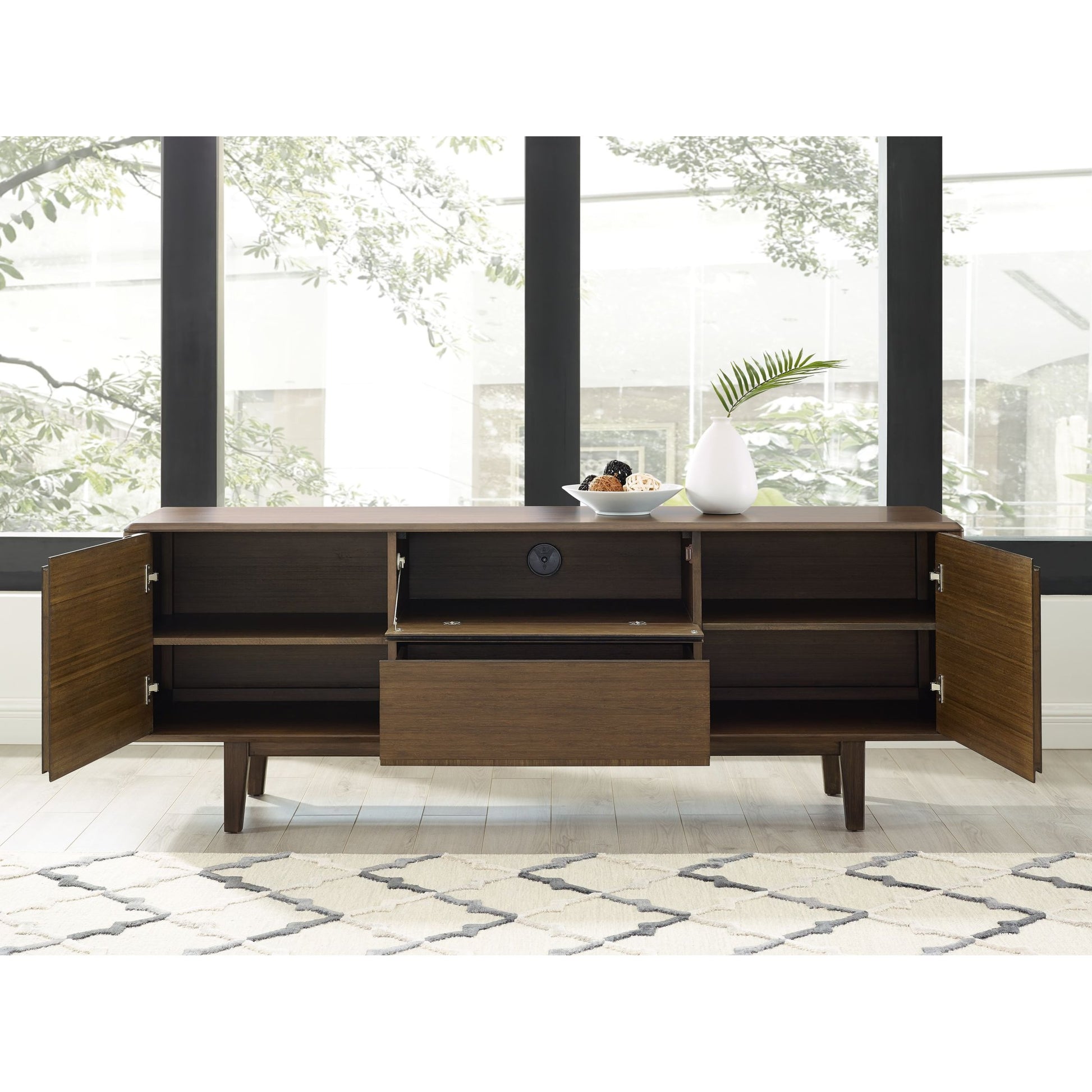 Currant Sideboard by Greenington in caramelized. Made from 100% bamboo in a modern style.