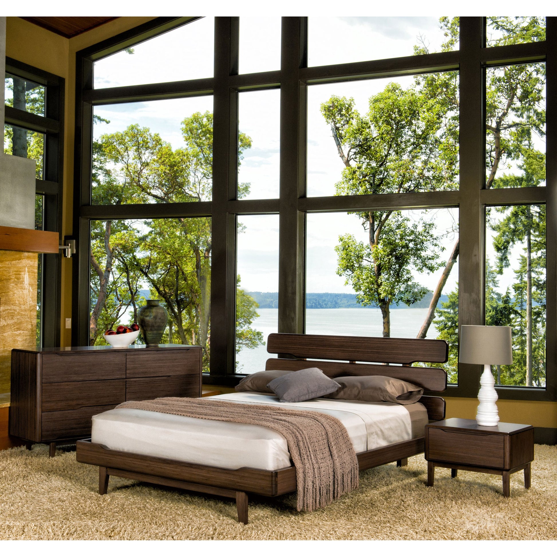 Currant Platform Bed by Greenington. Made from unique in a transitional style.