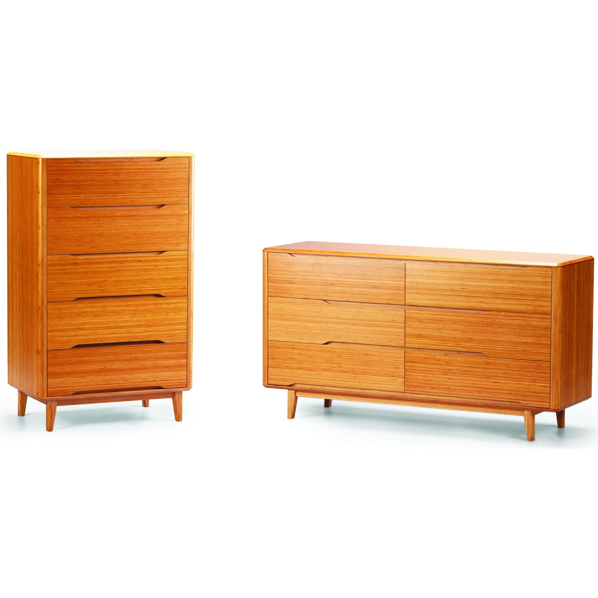 Currant Chest by Greenington in caramelized. Made from 100% bamboo in a modern style.