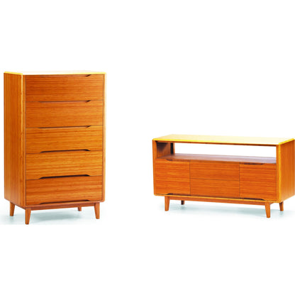Currant Chest by Greenington in caramelized. Made from 100% bamboo in a modern style.