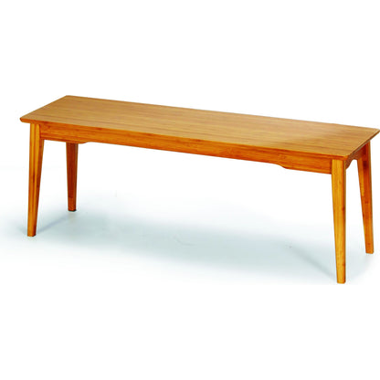 Currant Bench by Greenington in caramelized. Made from 100% bamboo in a traditional style.