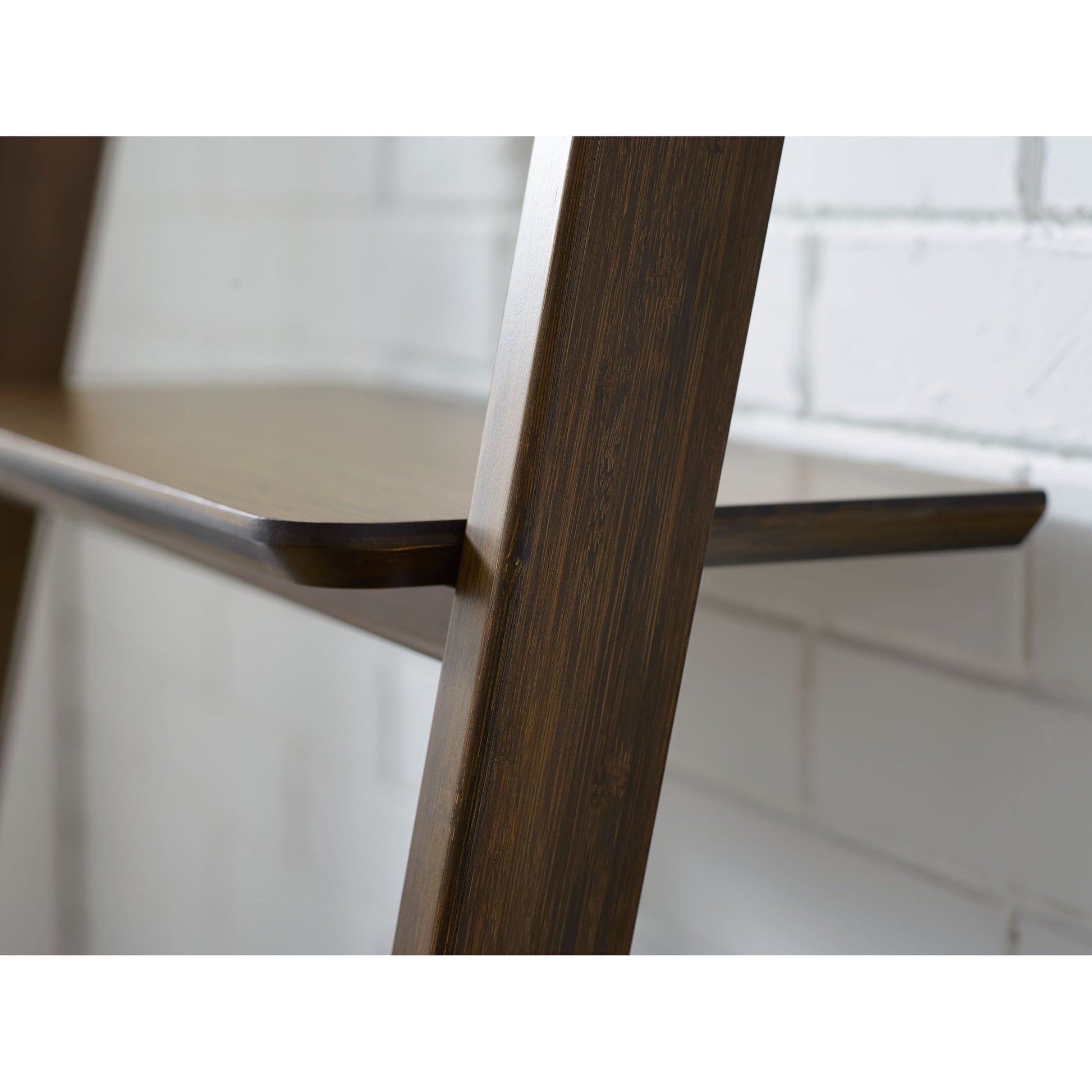 Currant Leaning Bookshelf by Greenington. Made from 100% bamboo in a transitional style.