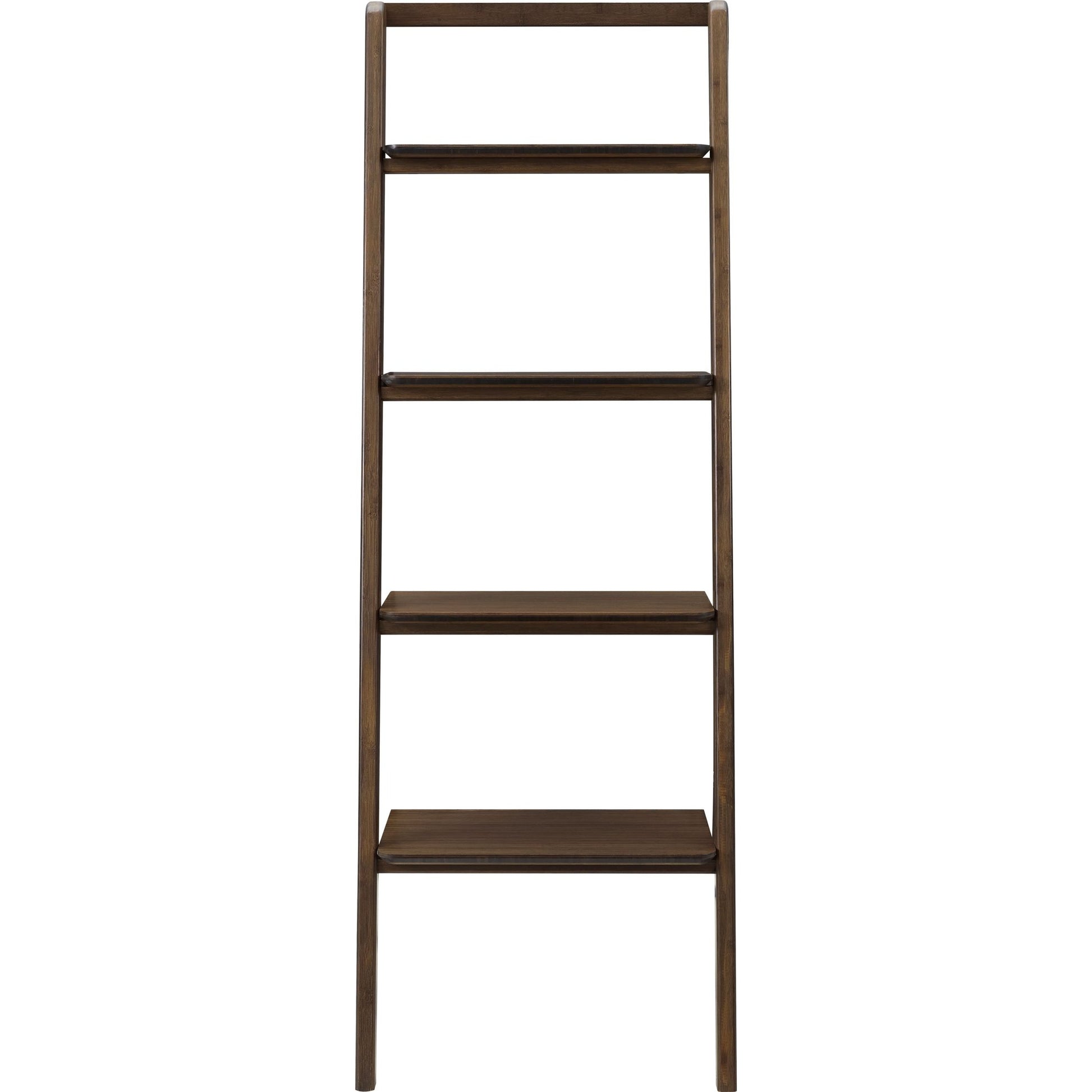 Currant Leaning Bookshelf by Greenington. Made from 100% bamboo in a transitional style.