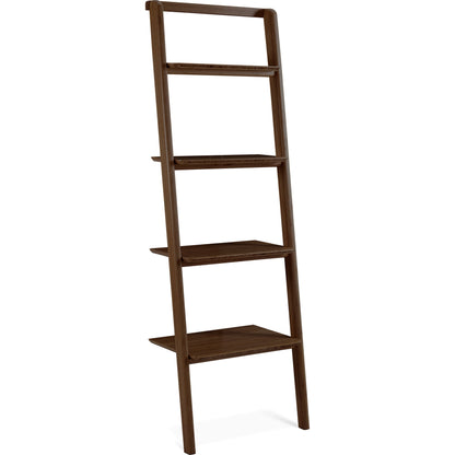 Currant Leaning Bookshelf by Greenington. Made from 100% bamboo in a transitional style.