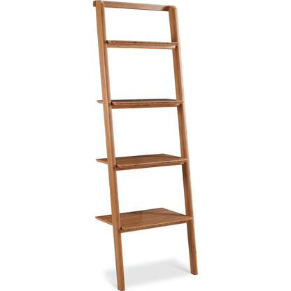 Currant Leaning Bookshelf by Greenington. Made from 100% bamboo in a transitional style.