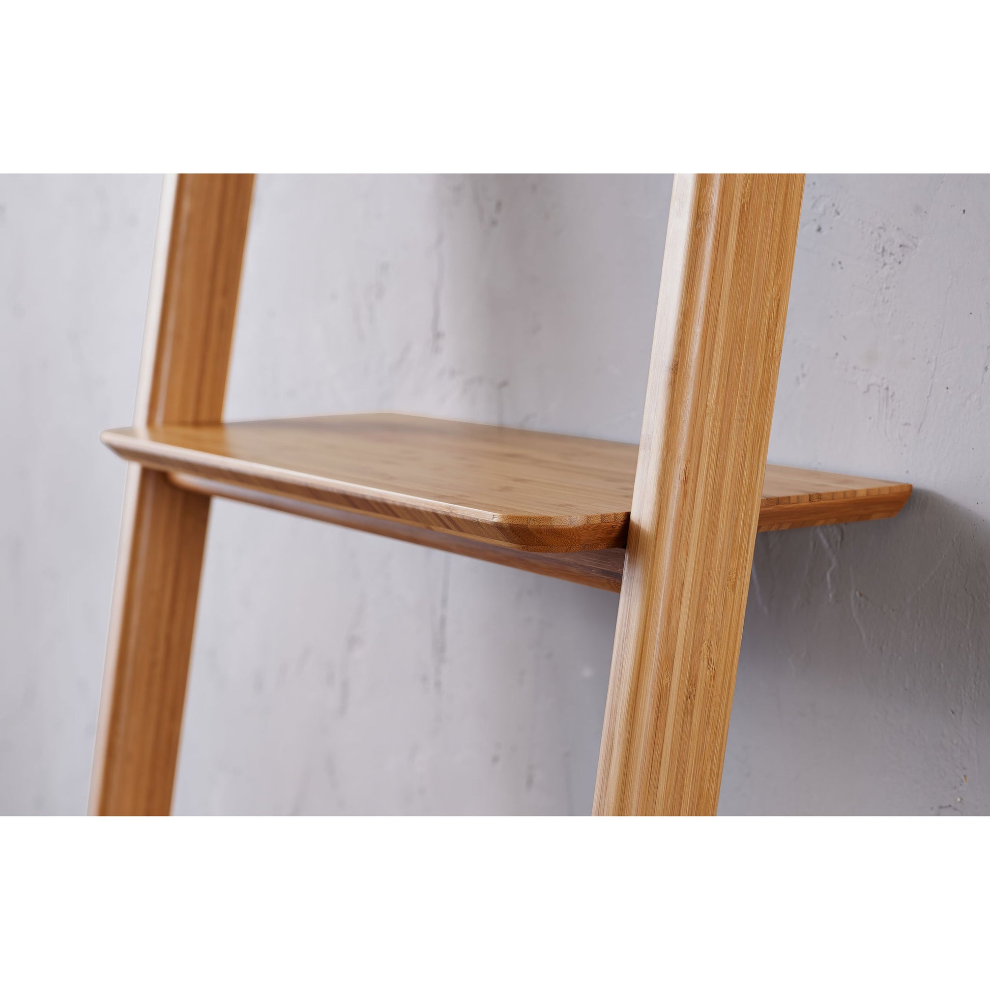 Currant Leaning Bookshelf by Greenington. Made from 100% bamboo in a transitional style.