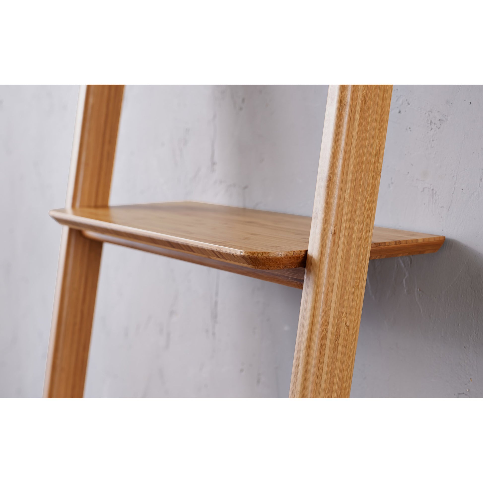 Currant Leaning Bookshelf by Greenington. Made from 100% bamboo in a transitional style.