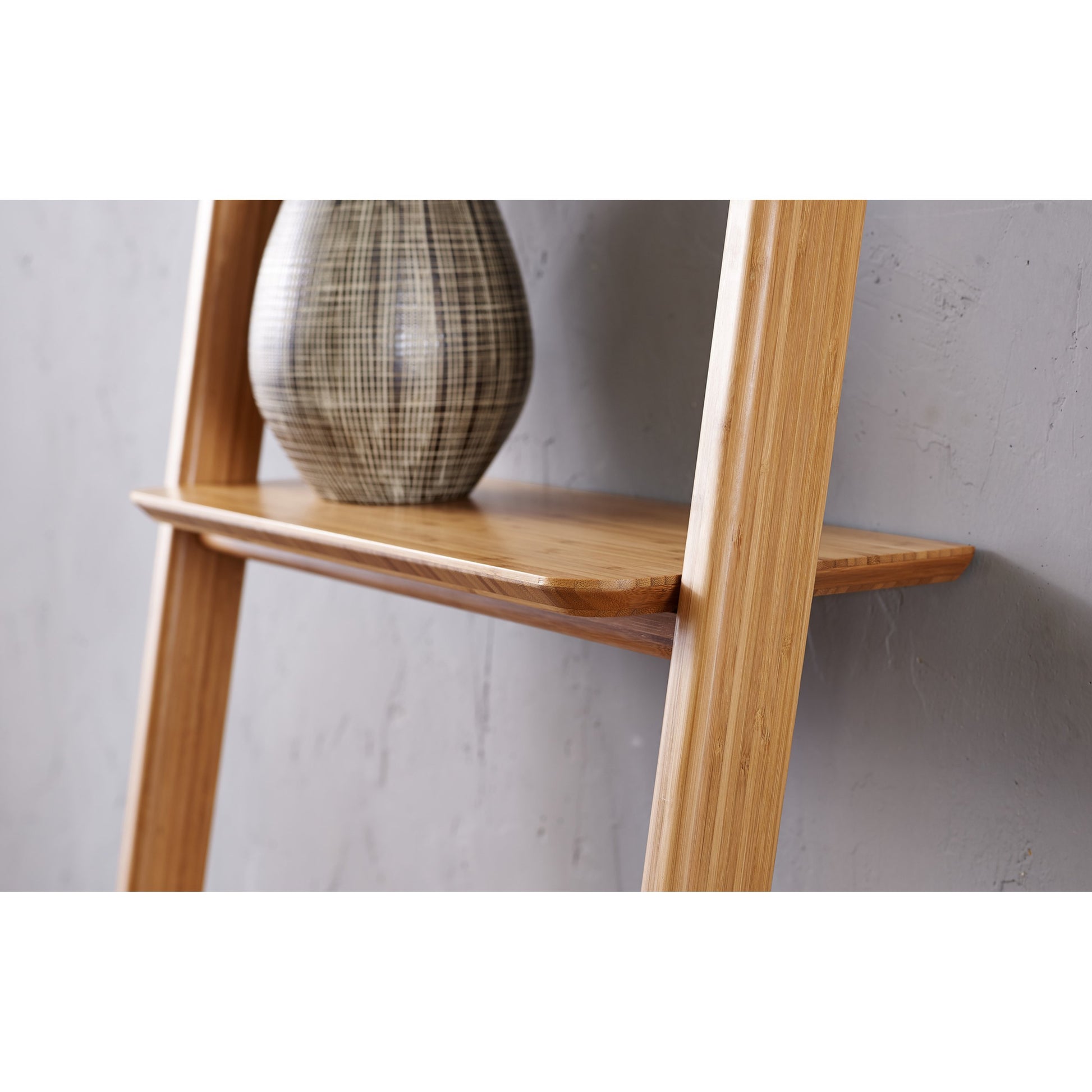 Currant Leaning Bookshelf by Greenington. Made from 100% bamboo in a transitional style.