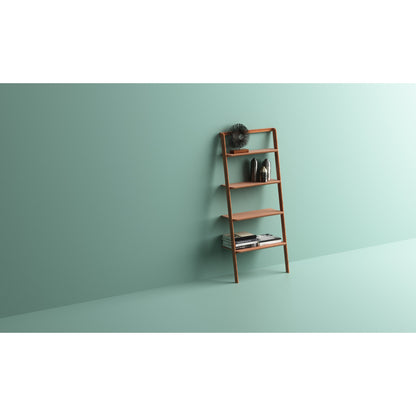 Currant Leaning Bookshelf by Greenington. Made from 100% bamboo in a transitional style.