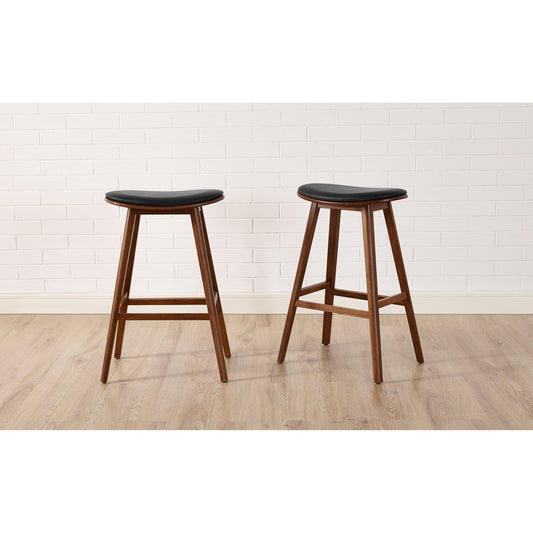 Corona Counter Height Stool 26" (Set of 2) by Greenington in caramelized. Made from 100% bamboo in a transitional style.