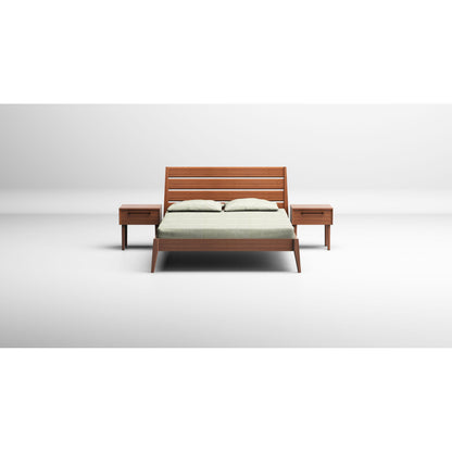 Sienna Platform Bed by Greenington in caramelized. Made from 100% bamboo in a modern style.