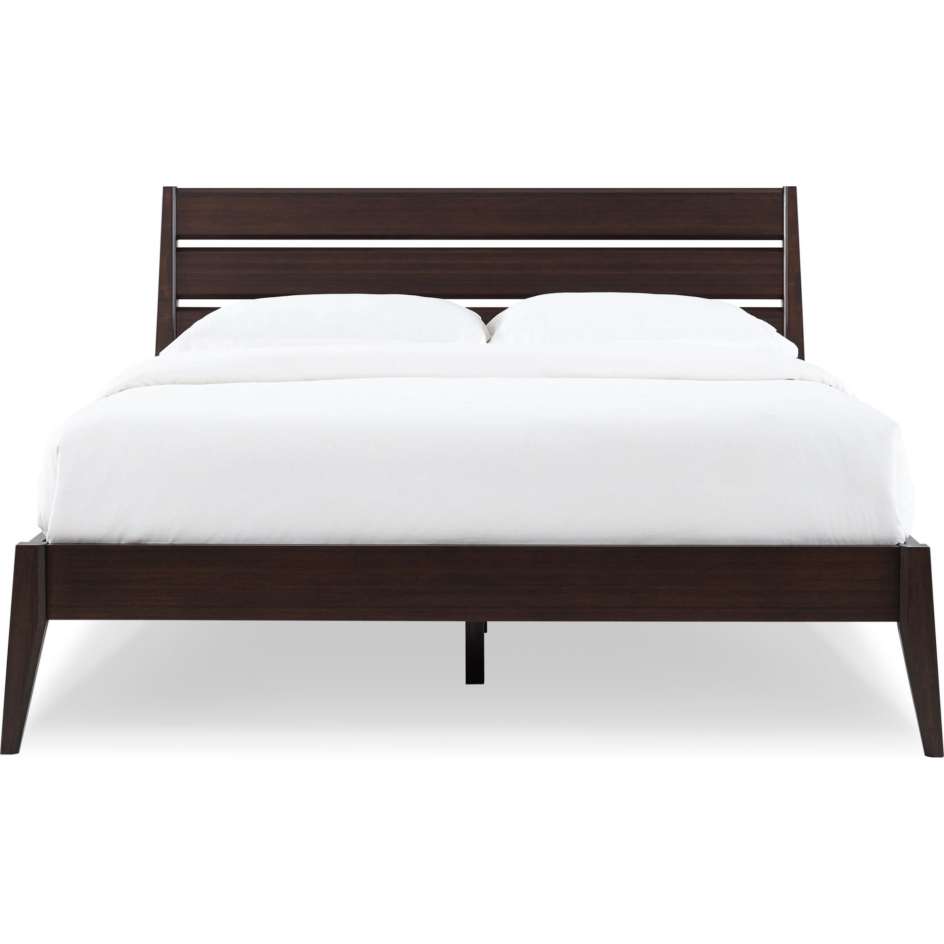 Sienna Platform Bed by Greenington in caramelized. Made from 100% bamboo in a modern style.