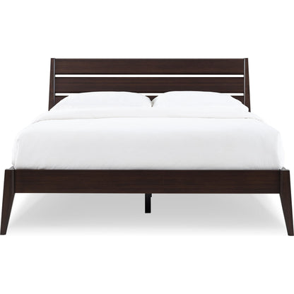 Sienna Platform Bed by Greenington in caramelized. Made from 100% bamboo in a modern style.