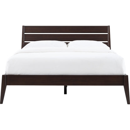 Sienna Platform Bed by Greenington in caramelized. Made from 100% bamboo in a modern style.