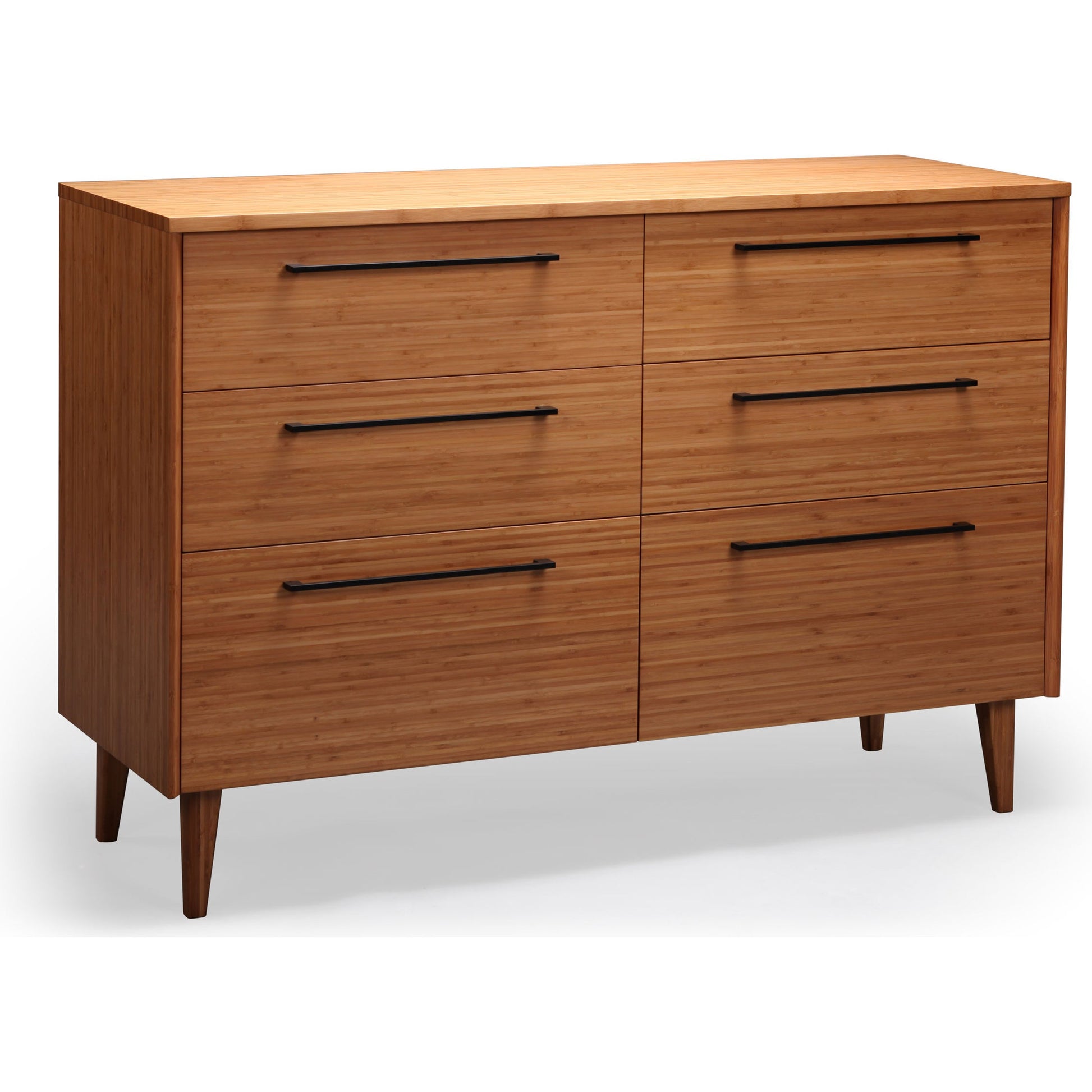 Sienna Dresser by Greenington in caramelized. Made from 100% bamboo in a modern style.