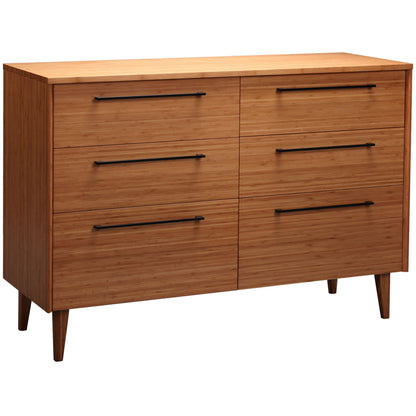 Sienna Dresser by Greenington in caramelized. Made from 100% bamboo in a modern style.