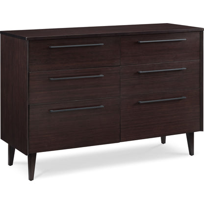 Sienna Dresser by Greenington in caramelized. Made from 100% bamboo in a modern style.
