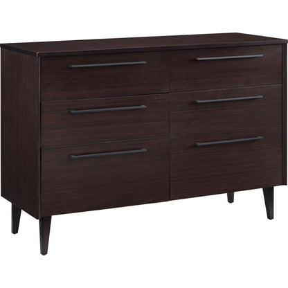 Sienna Dresser by Greenington in caramelized. Made from 100% bamboo in a modern style.