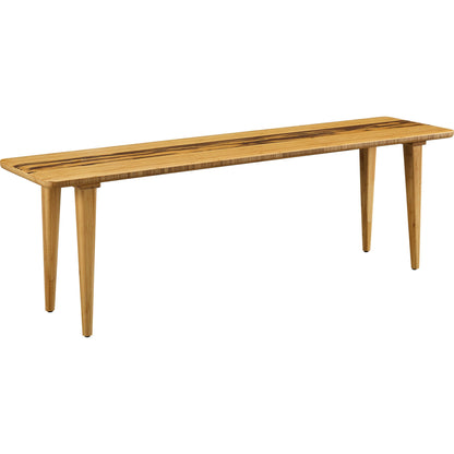 Azara Bench by Greenington. Made from solid moso bamboo in a rustic style.