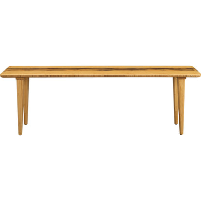Azara Bench by Greenington. Made from solid moso bamboo in a rustic style.