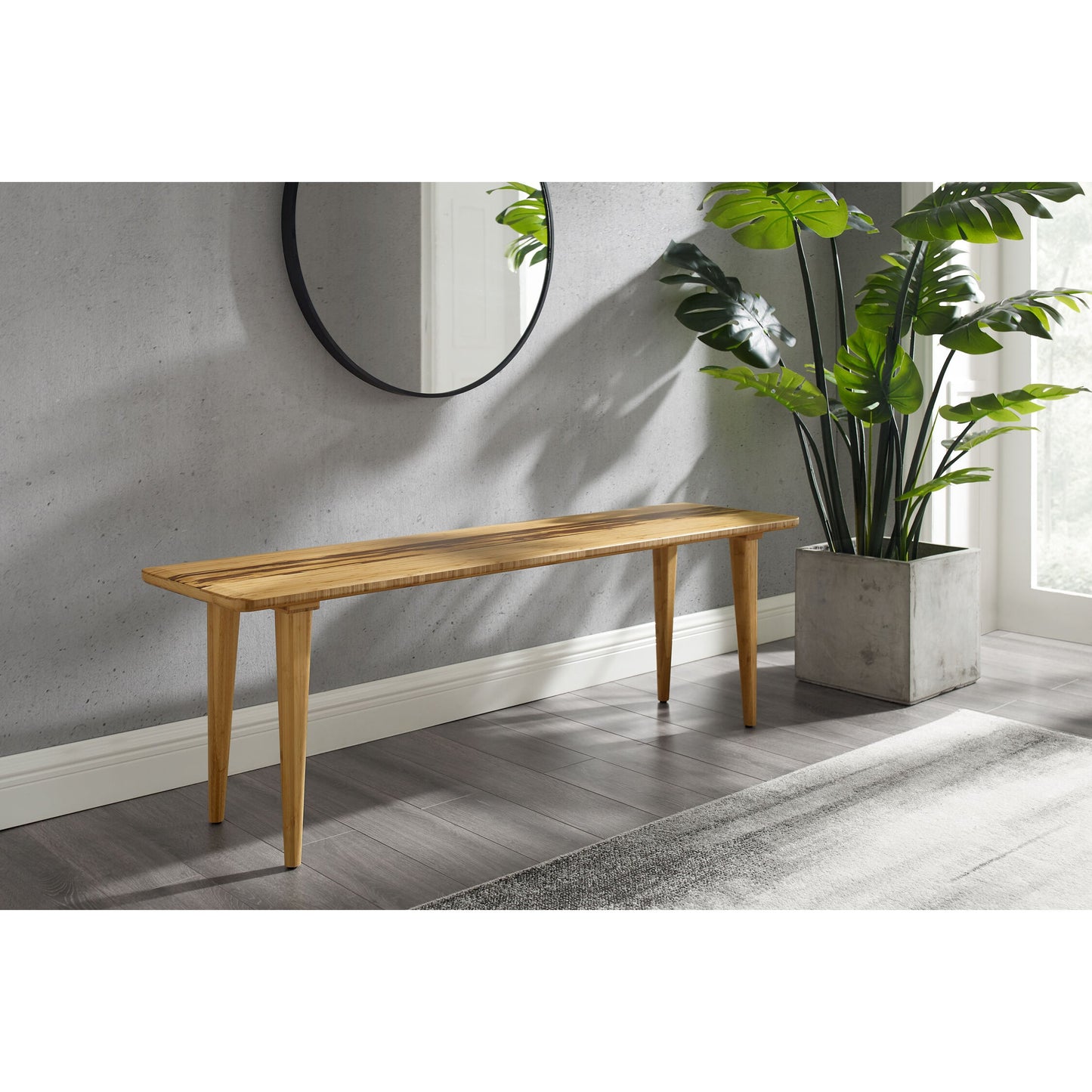 013 SR-851315 | Lifestyle | Azara Bench by Greenington. Made from solid moso bamboo in a rustic style.