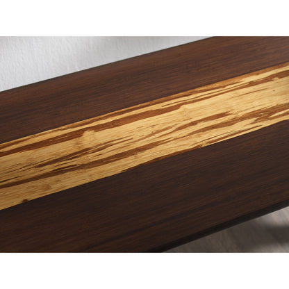 Azara Bench by Greenington. Made from solid moso bamboo in a rustic style.
