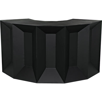 Peter Bar by Noir in matte black. Made from industrial steel in a modern style.