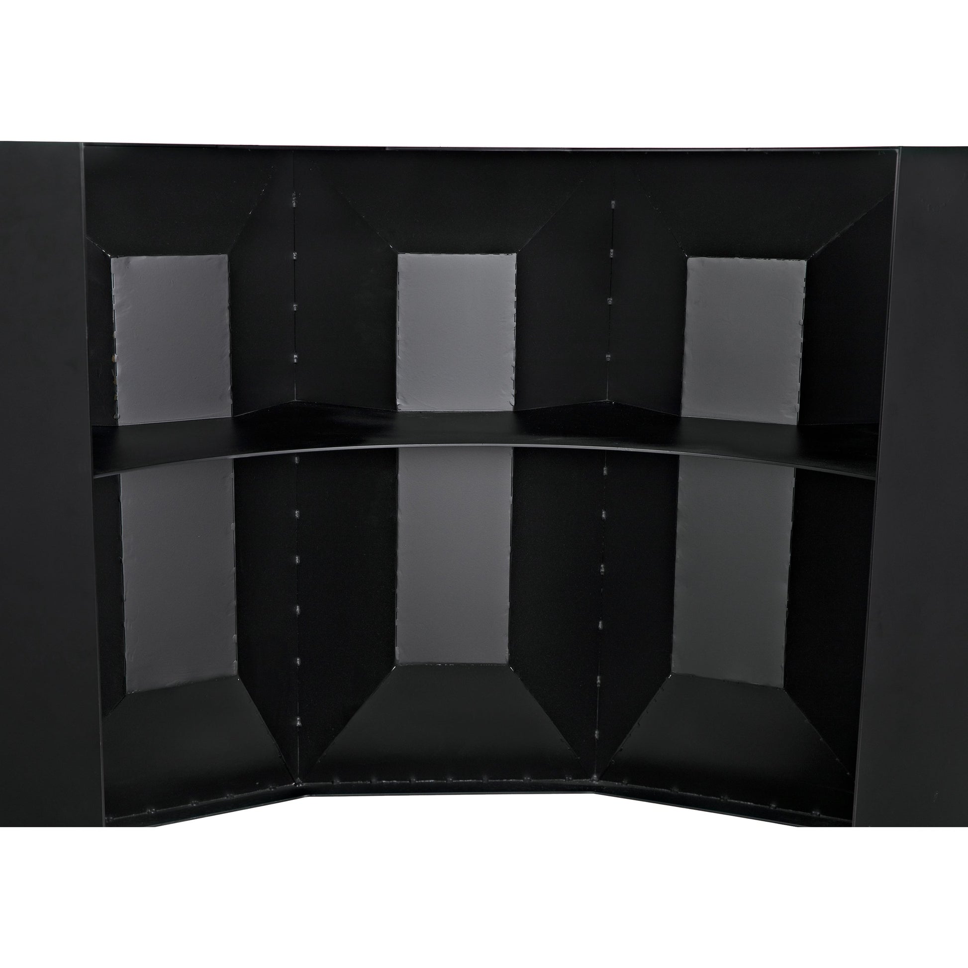 Peter Bar by Noir in matte black. Made from industrial steel in a modern style.