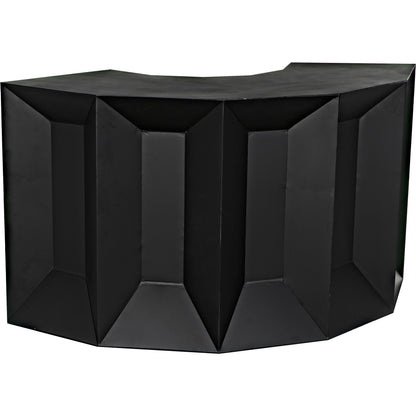 Peter Bar by Noir in matte black. Made from industrial steel in a modern style.