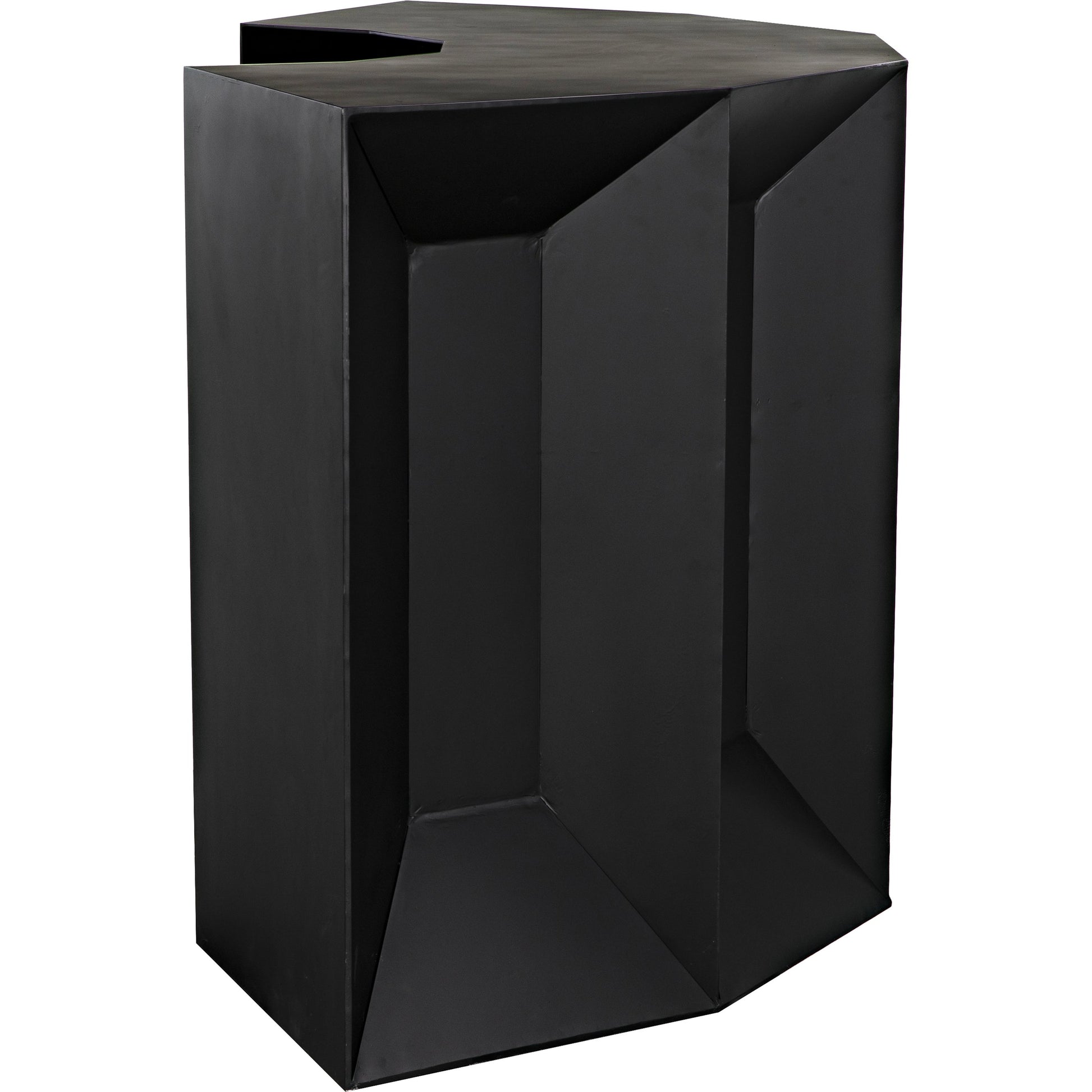 Peter Bar by Noir in matte black. Made from industrial steel in a modern style.