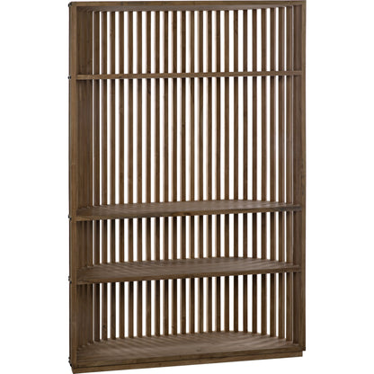 Opal Bookcase by Noir in teak. Made from unique in a modern style.