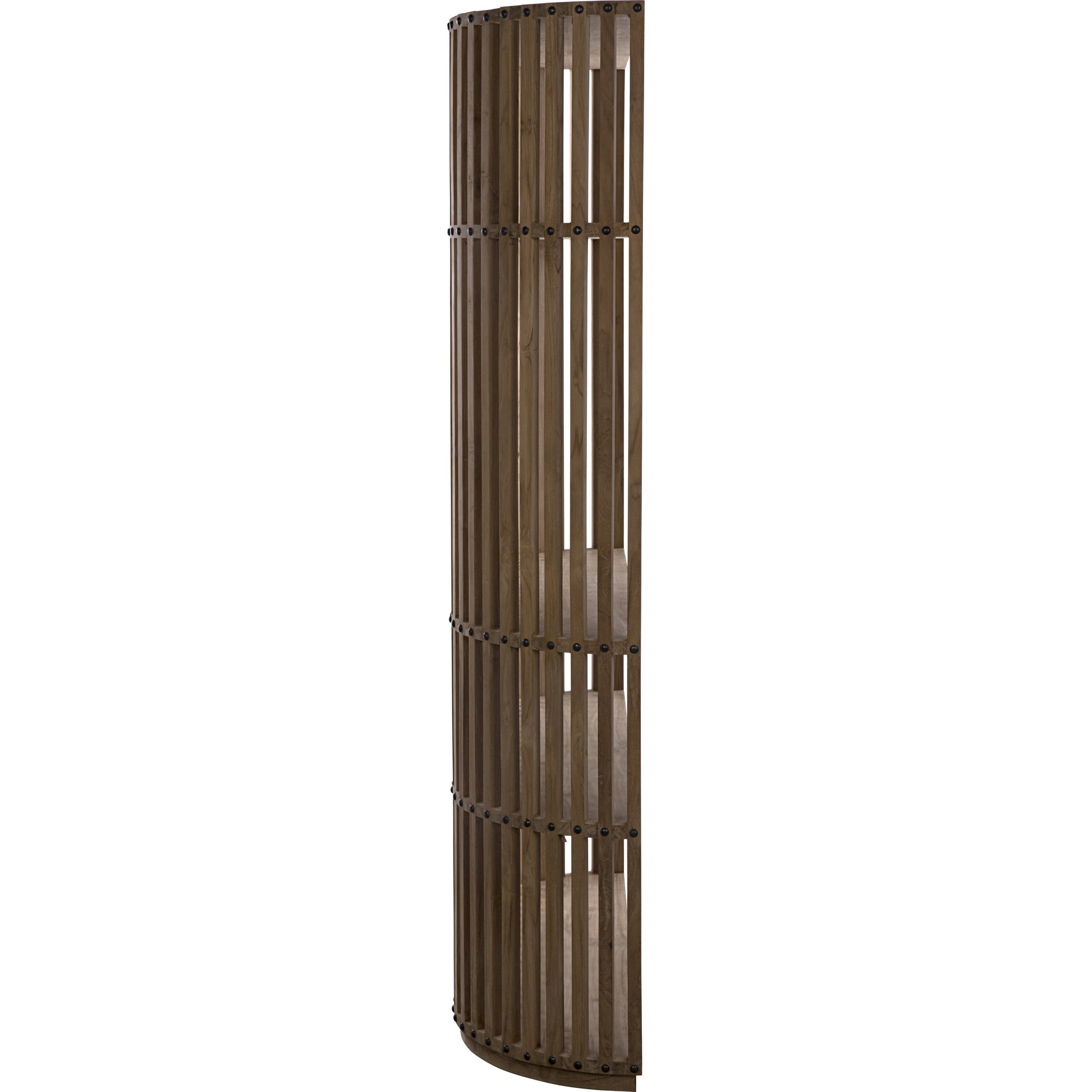 Opal Bookcase by Noir in teak. Made from unique in a modern style.