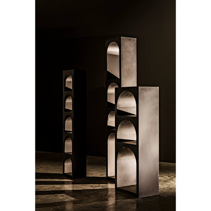 Aqueduct I Bookcase by Noir in black. Made from metal in a eclectic & global style.