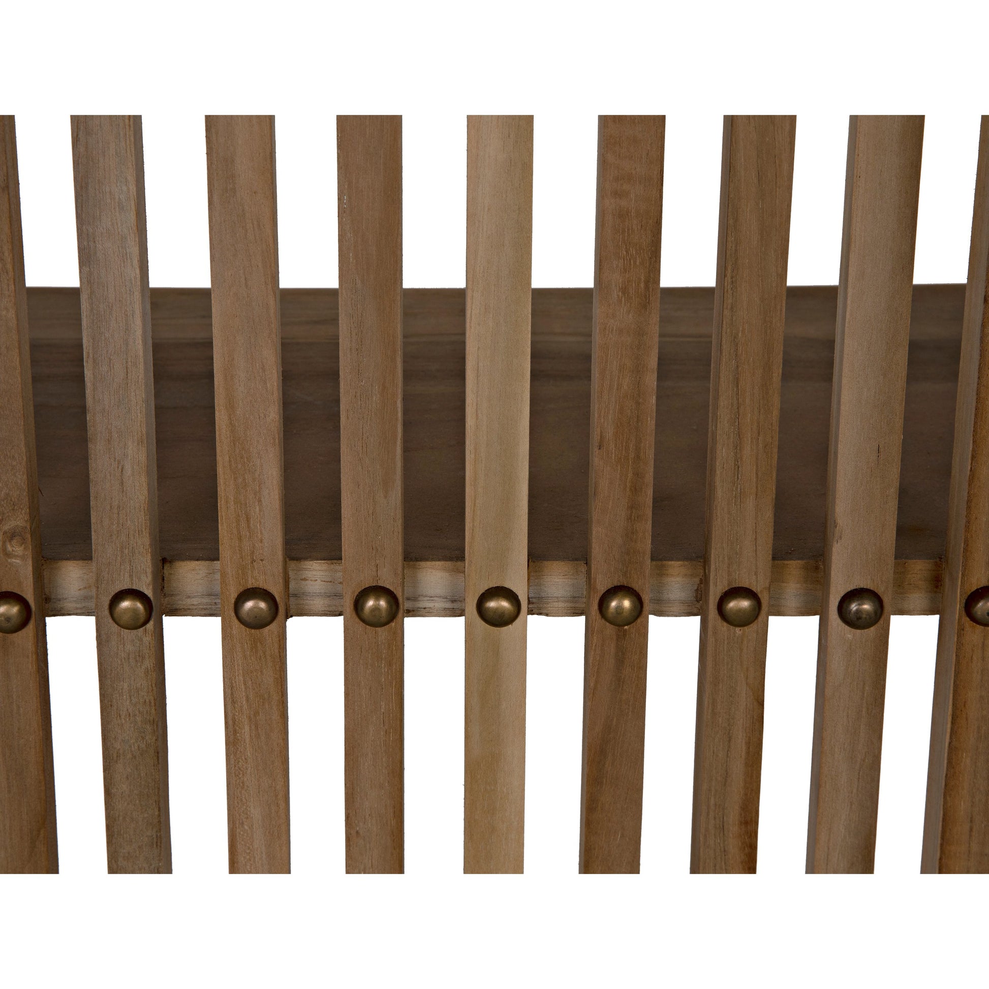 Opal Bookcase by Noir in teak. Made from unique in a modern style.