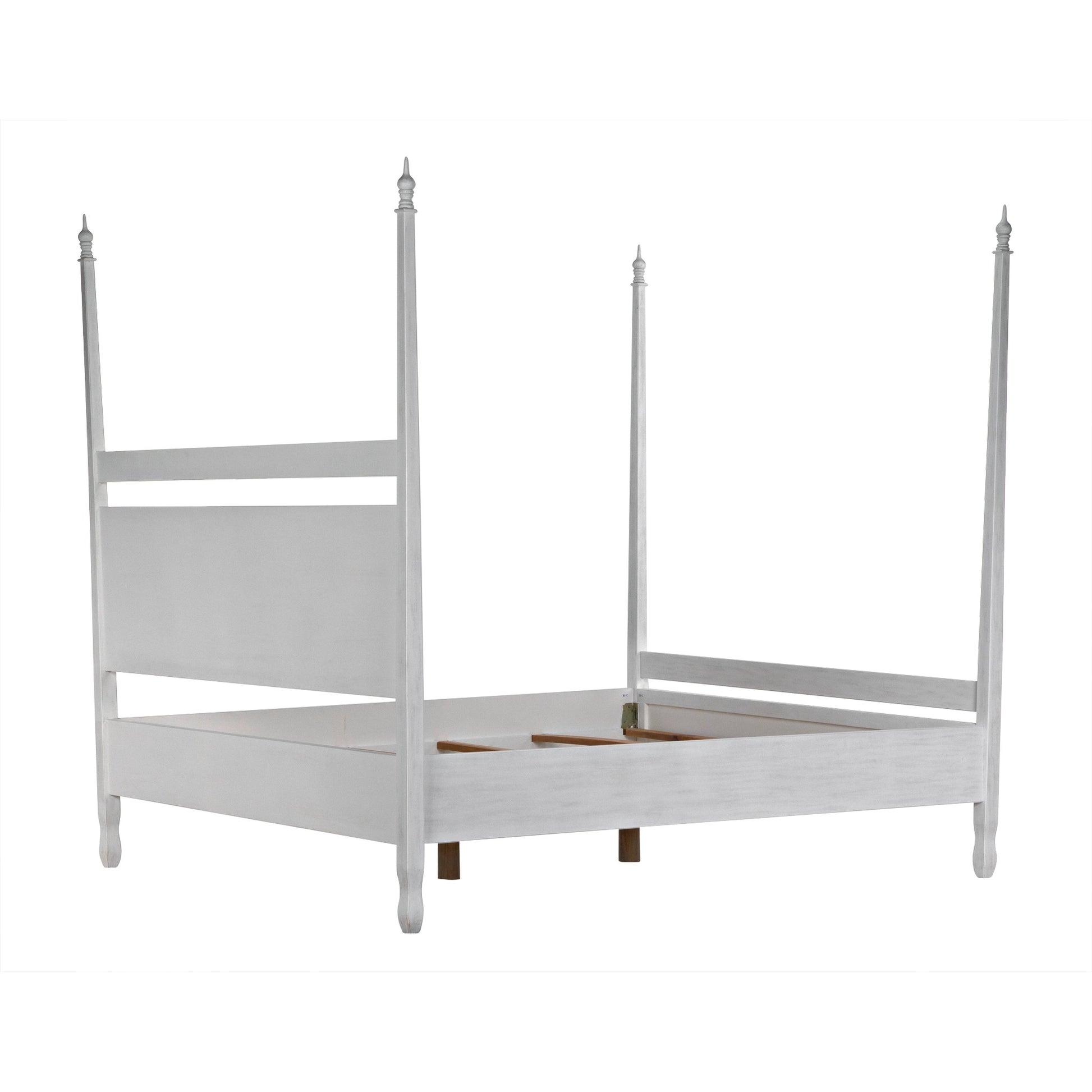 Venice Bed by Noir in hand rubbed black. Made from mahogany in a transitional style.