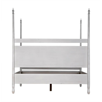 Venice Bed by Noir in hand rubbed black. Made from mahogany in a transitional style.