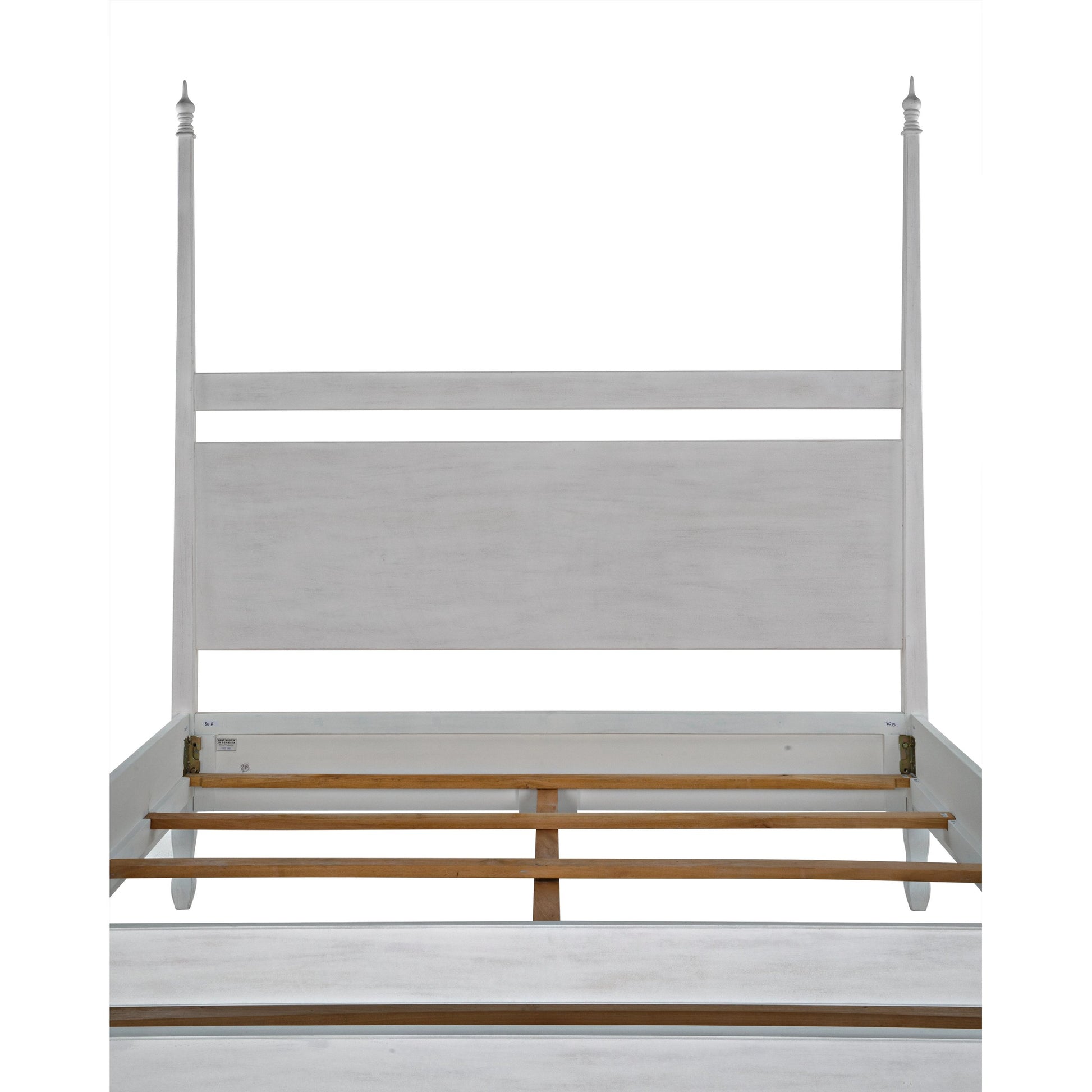 Venice Bed by Noir in hand rubbed black. Made from mahogany in a transitional style.