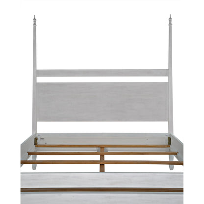 Venice Bed by Noir in hand rubbed black. Made from mahogany in a transitional style.