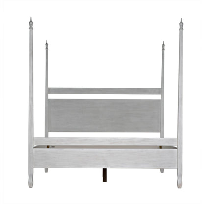 Venice Bed by Noir in hand rubbed black. Made from mahogany in a transitional style.