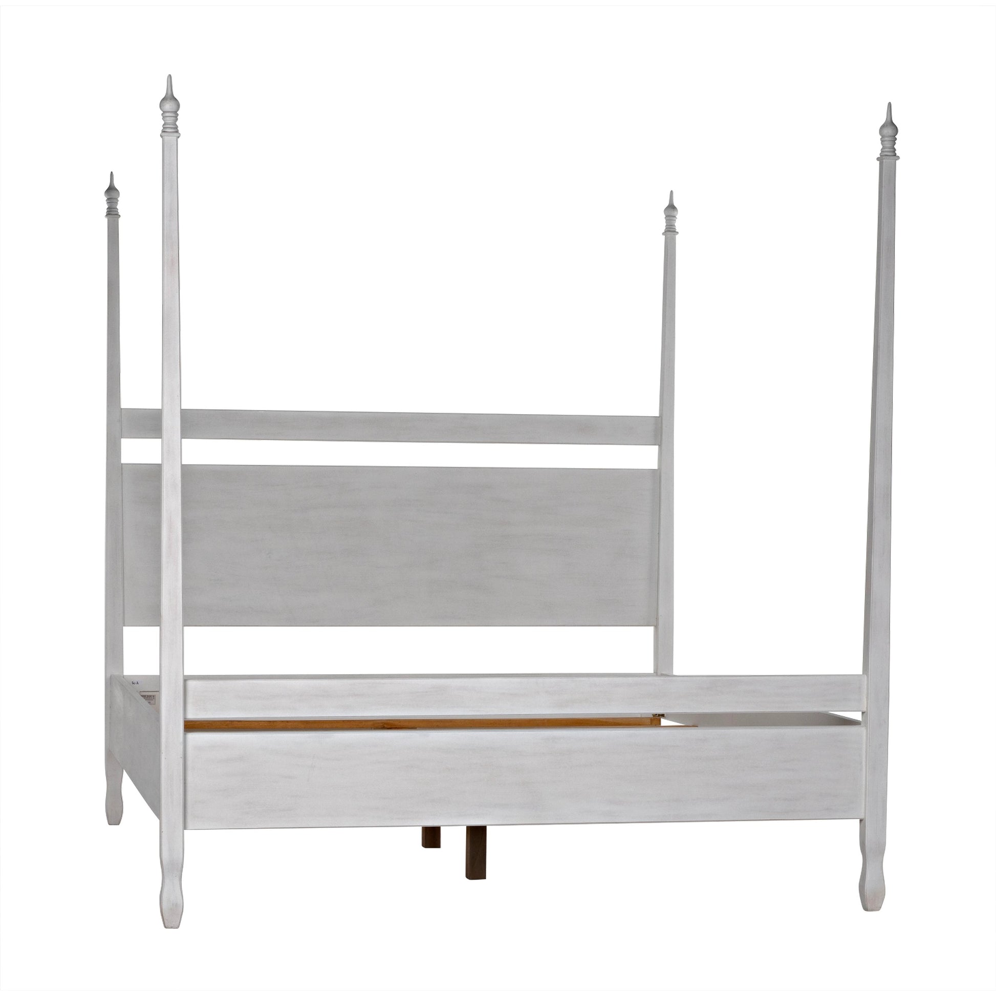 Venice Bed by Noir in hand rubbed black. Made from mahogany in a transitional style.