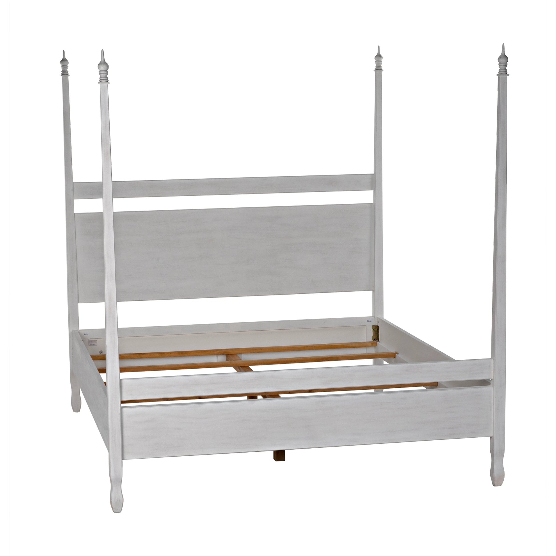 Venice Bed by Noir in hand rubbed black. Made from mahogany in a transitional style.