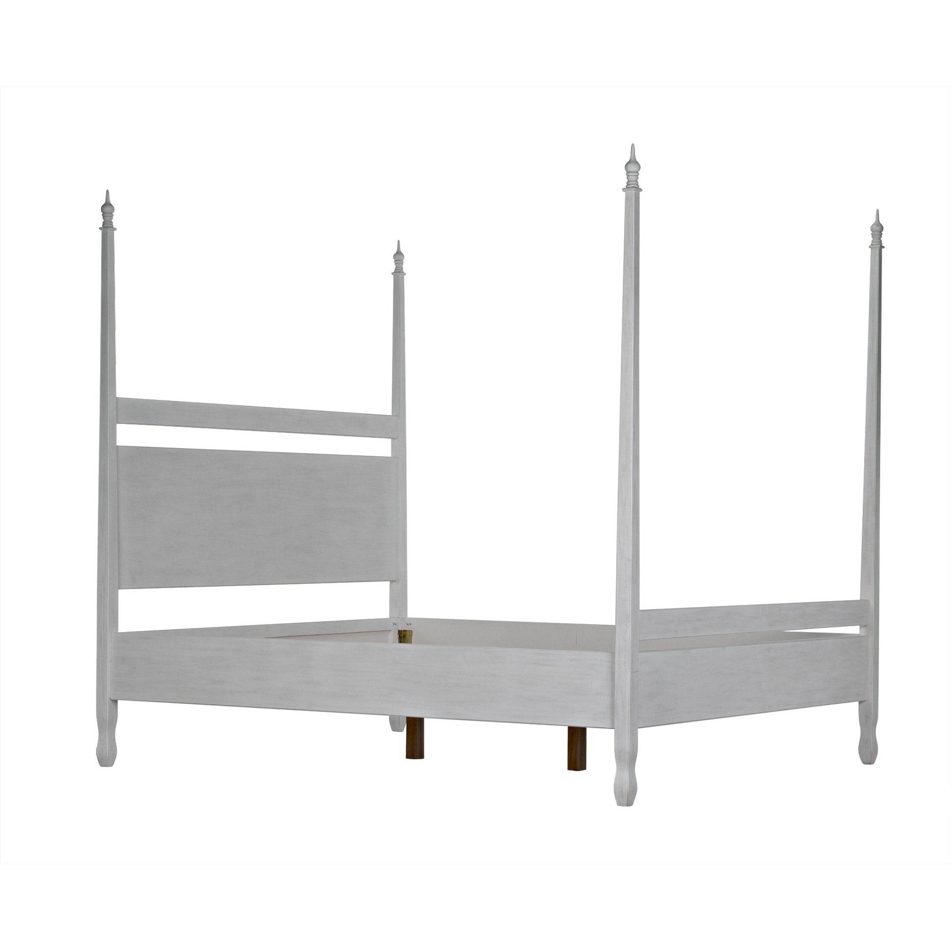 Venice Bed by Noir in hand rubbed black. Made from mahogany in a transitional style.