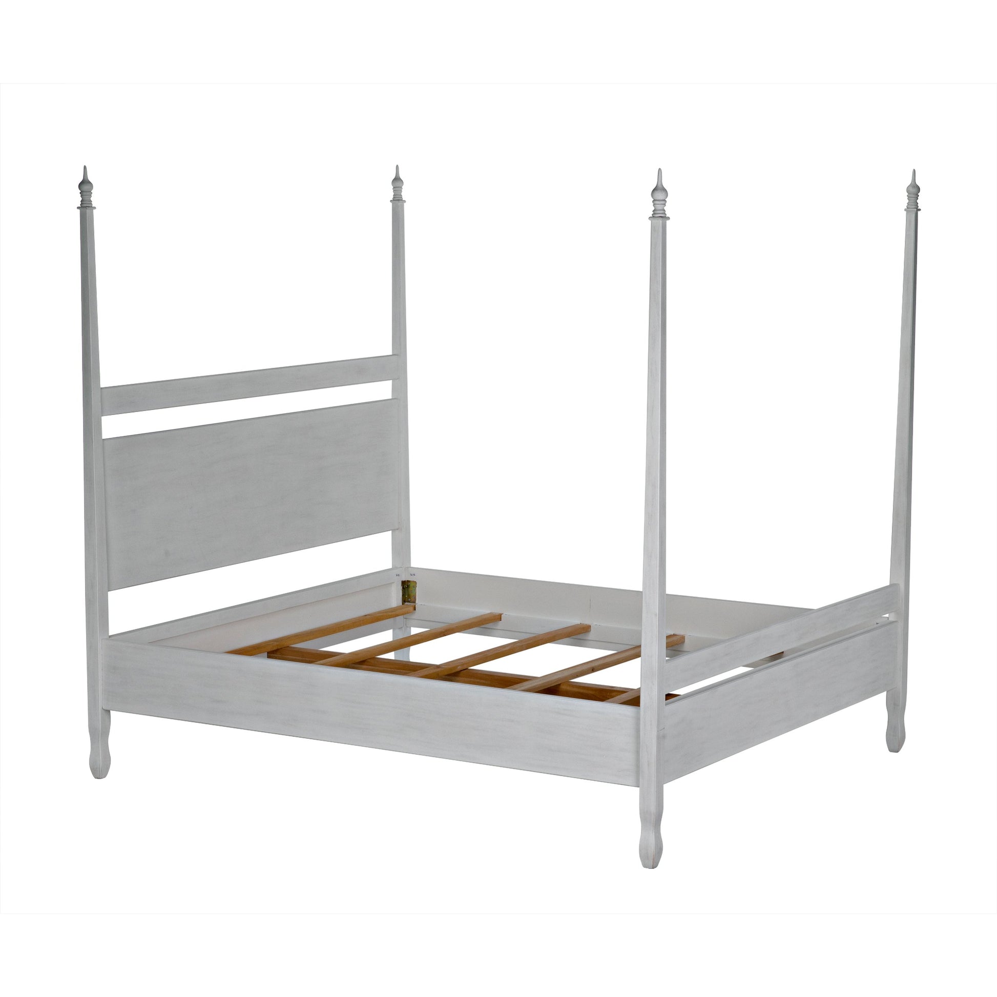 Venice Bed by Noir in hand rubbed black. Made from mahogany in a transitional style.