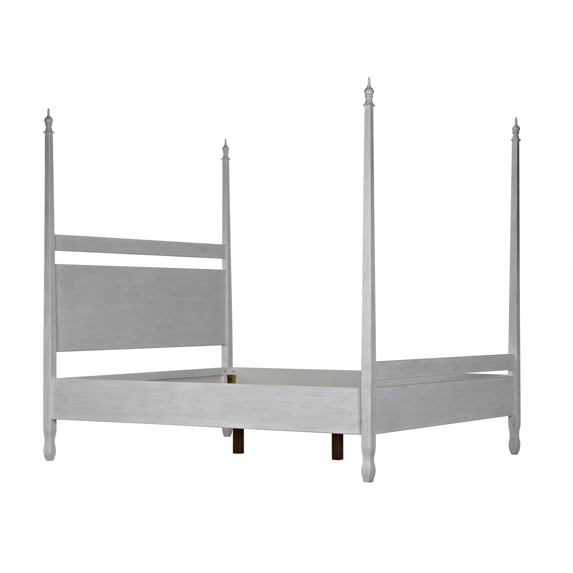 Venice Bed by Noir in hand rubbed black. Made from mahogany in a transitional style.