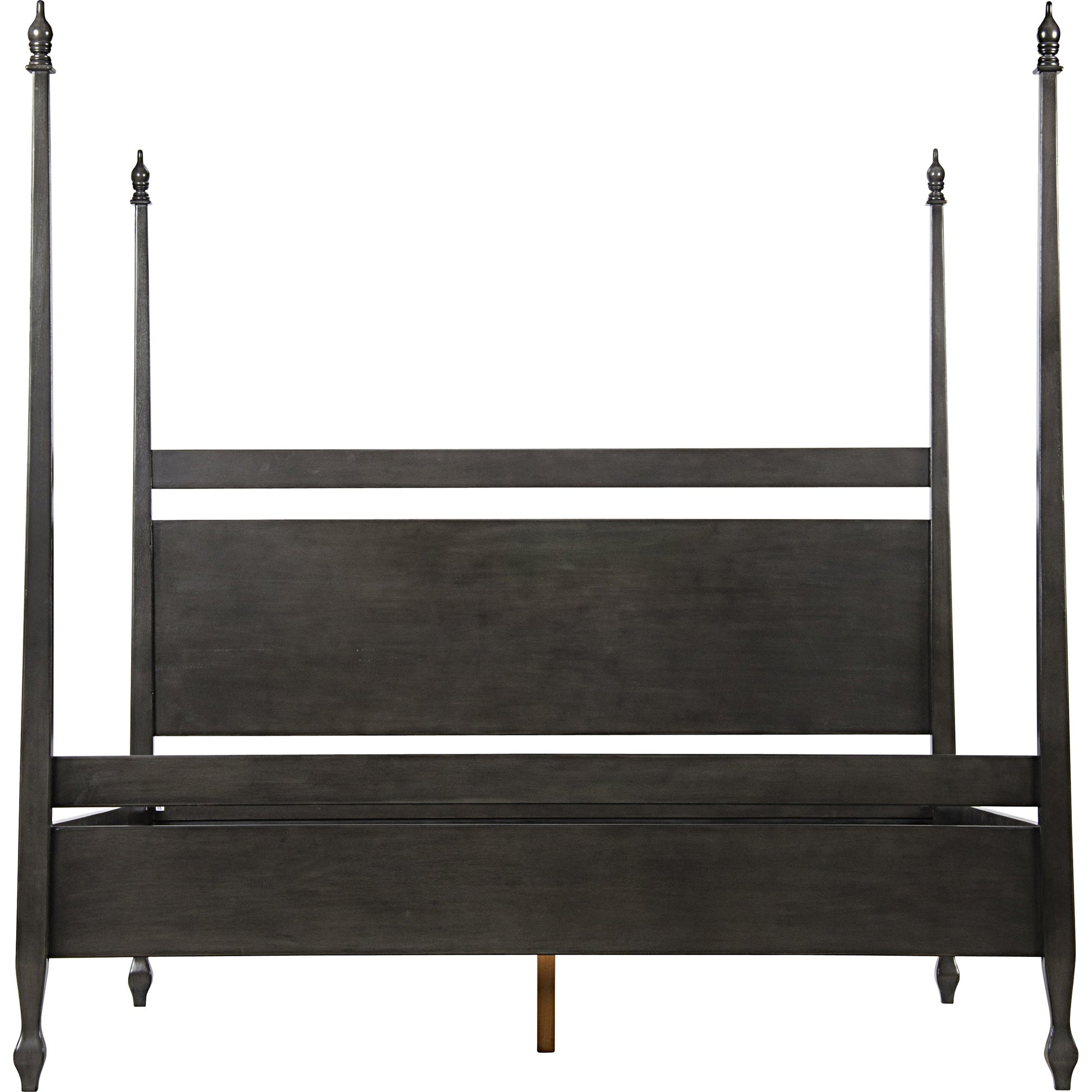 Venice Bed by Noir in hand rubbed black. Made from mahogany in a transitional style.